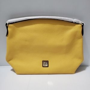 Dooney and Bourke Pebble Large Lemon East West Sac.